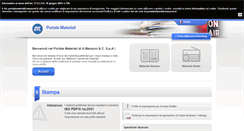 Desktop Screenshot of portalemateriali.manzoni.it